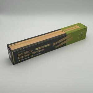 ANTOWIN Bamboo Drawer Dividers Drawer Separators - Brand New in Box